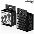 ADDICTED TOYS - Analpluggsett med Juvel i Silikon 3 stk
