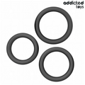 ADDICTED TOYS - Flate Penisringer Sett med 3