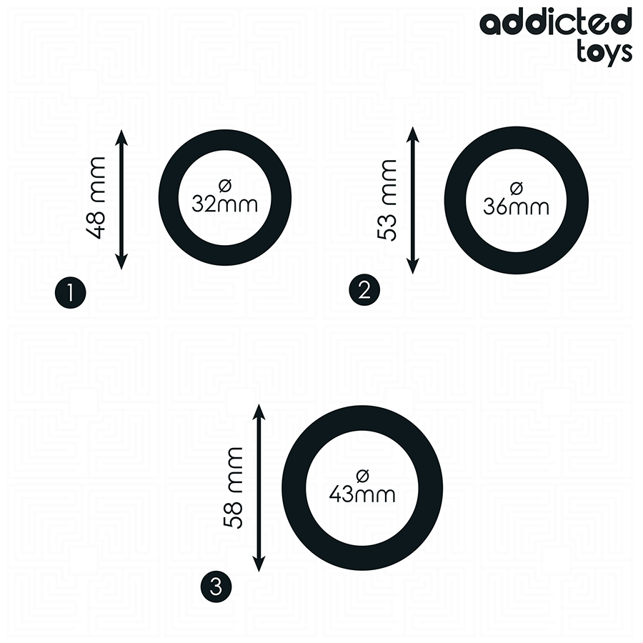 ADDICTED TOYS - Penisringsett