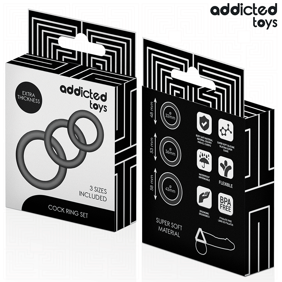 ADDICTED TOYS - Penisringsett