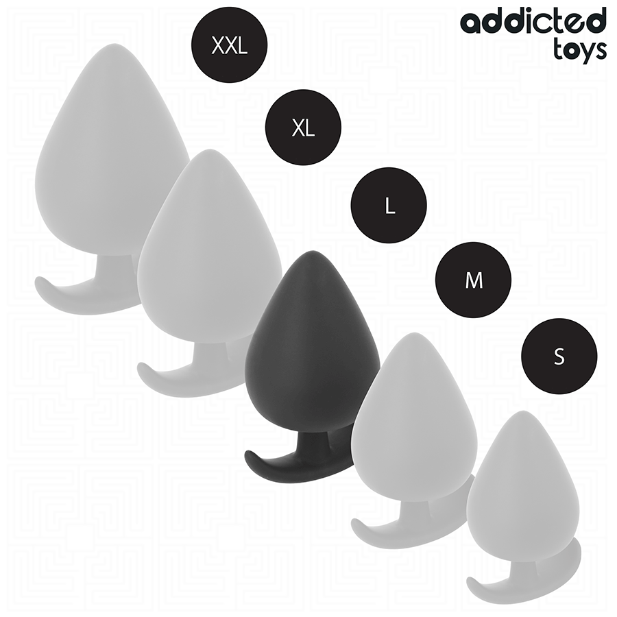 ADDICTED TOYS - Analplugg i Silikon 8 cm [str. L]