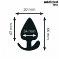 ADDICTED TOYS - Analplugg i Silikon Størrelse M 6,6 cm