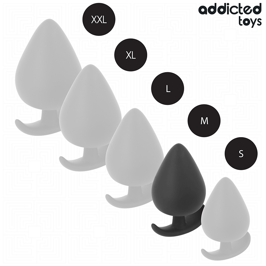 ADDICTED TOYS - Analplugg i Silikon Størrelse M 6,6 cm