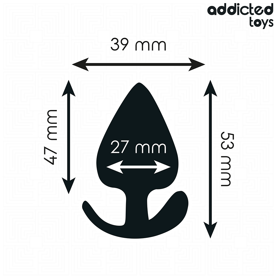 ADDICTED TOYS - Analplugg i Silikon Størrelse S 5,3 cm