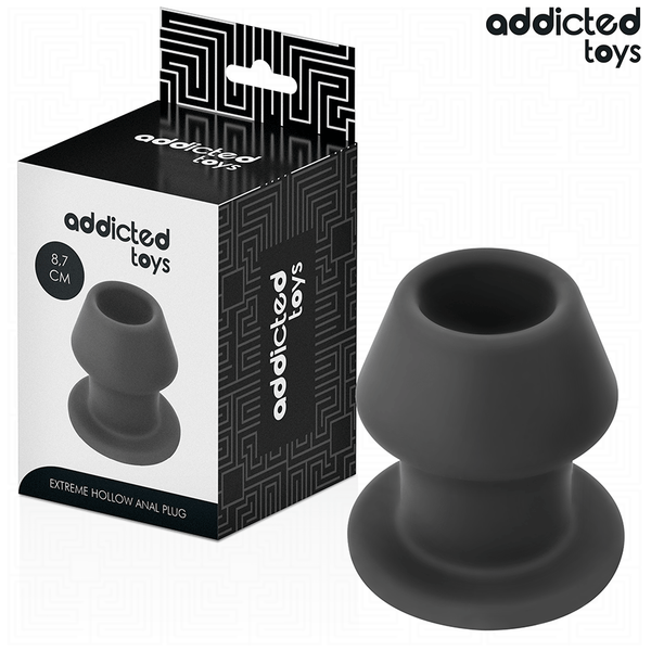 ADDICTED TOYS - Ekstrem Hul Analplugg i Silikon 8,7 cm [str. M]