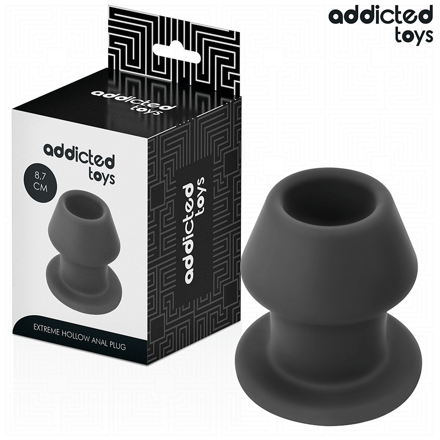 ADDICTED TOYS - Ekstrem Hul Analplugg i Silikon 8,7 cm [str. M]