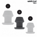 ADDICTED TOYS - Ekstrem Hul Analplugg i Silikon 8,7 cm [str. M]