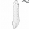 ADDICTED TOYS - Transparent Penissleeve Størrelse M 27 cm