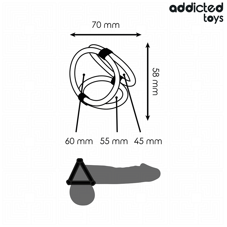 ADDICTED TOYS - Fleksibel Penisring