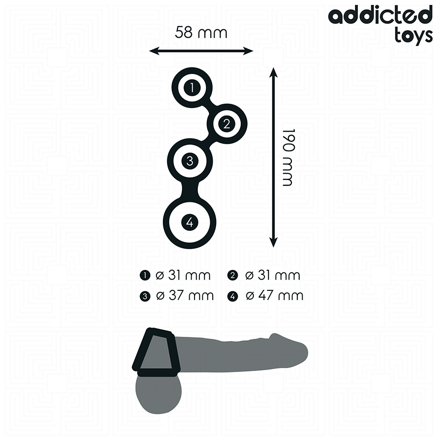 ADDICTED TOYS - Penis- & Pungring