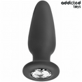 ADDICTED TOYS - Analplugg med Juvel i Silikon 10,4 cm [str. M]