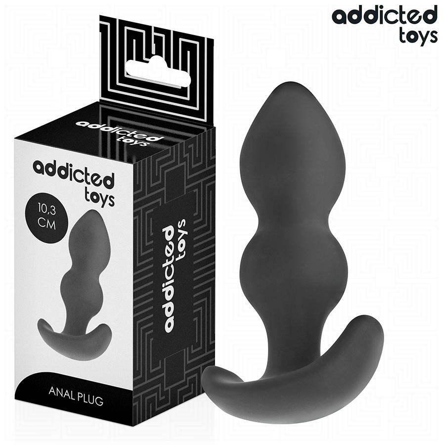 ADDICTED TOYS - Analplugg i Silikon Størrelse S 10,3 cm