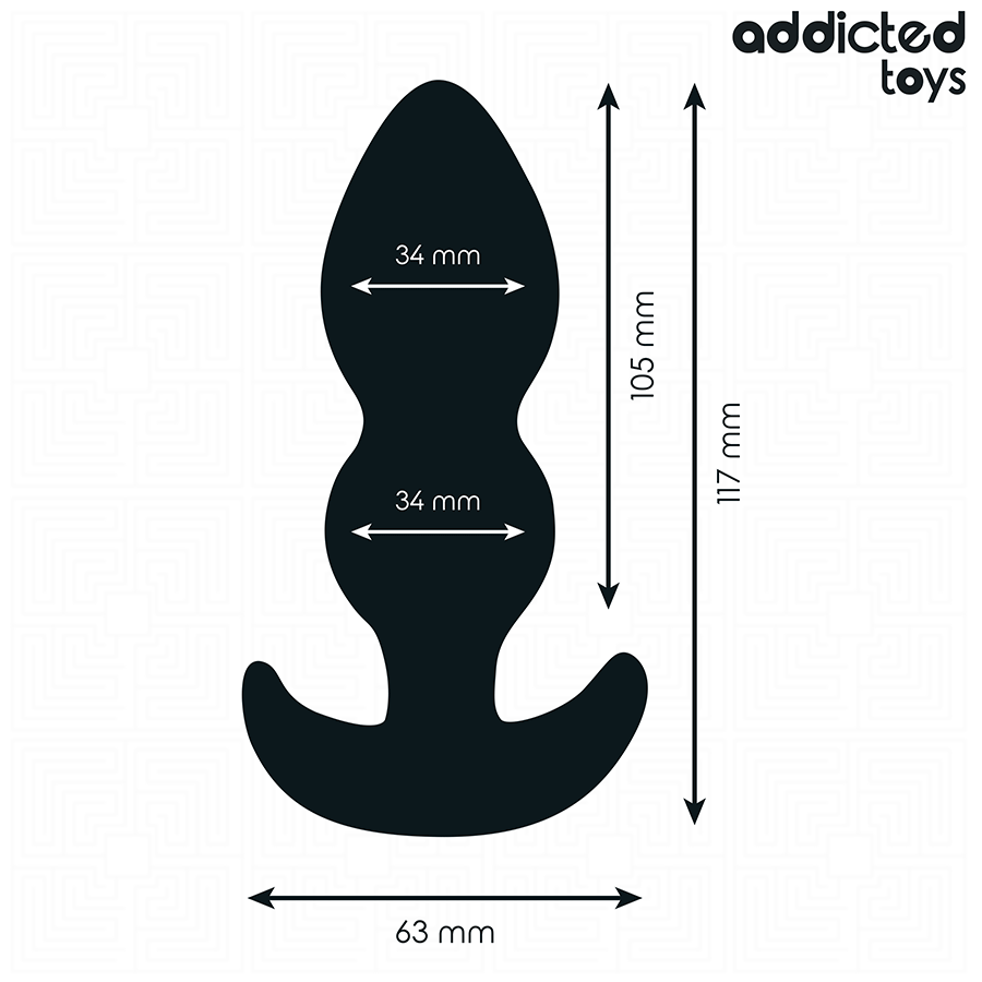 ADDICTED TOYS - Analplugg i Silikon 11,7 cm [str. L]