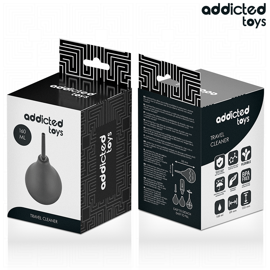 ADDICTED TOYS - Reise Analrenser Størrelse M 160 ml