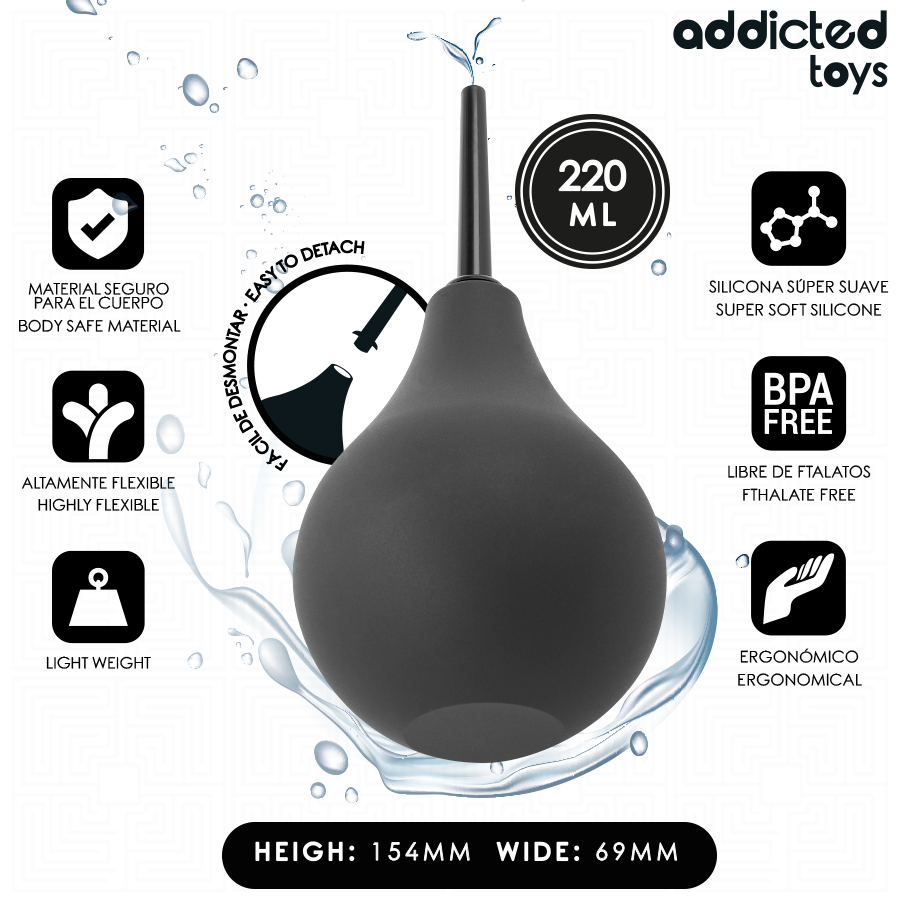 ADDICTED TOYS - Reise-analdusj Størrelse L 220 ml