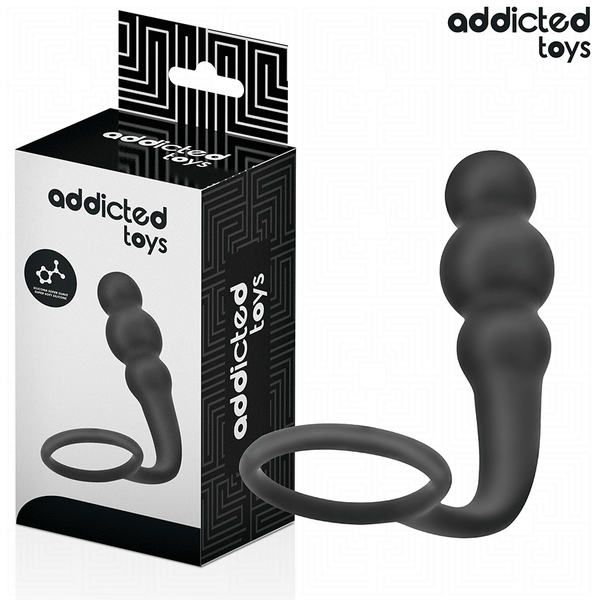 ADDICTED TOYS - Analplugg med Ring i Silikon Modell 1