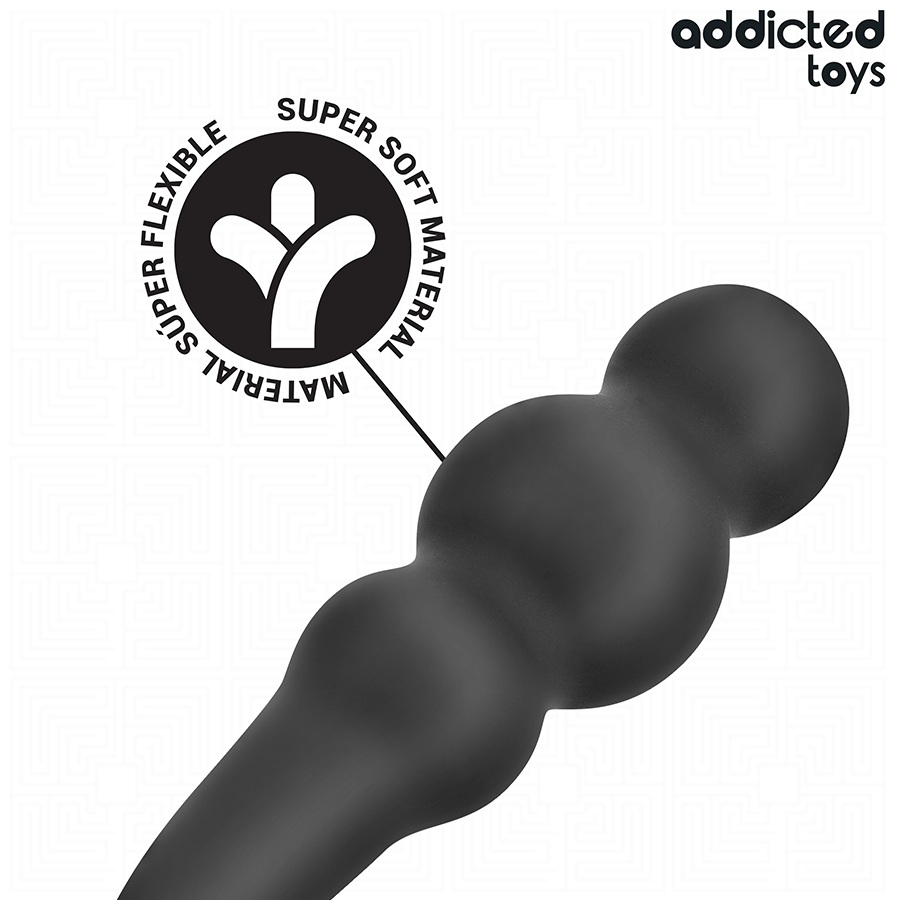 ADDICTED TOYS - Analplugg med Ring i Silikon Modell 1