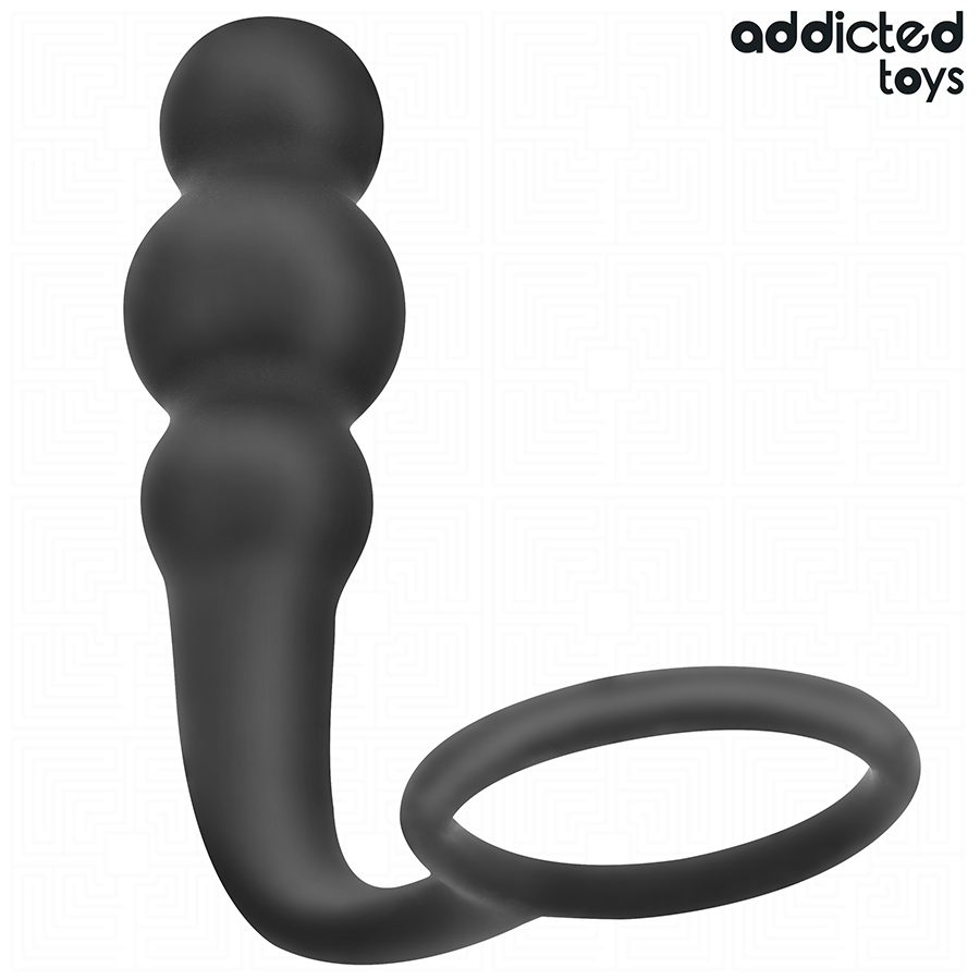 ADDICTED TOYS - Analplugg med Ring i Silikon Modell 1