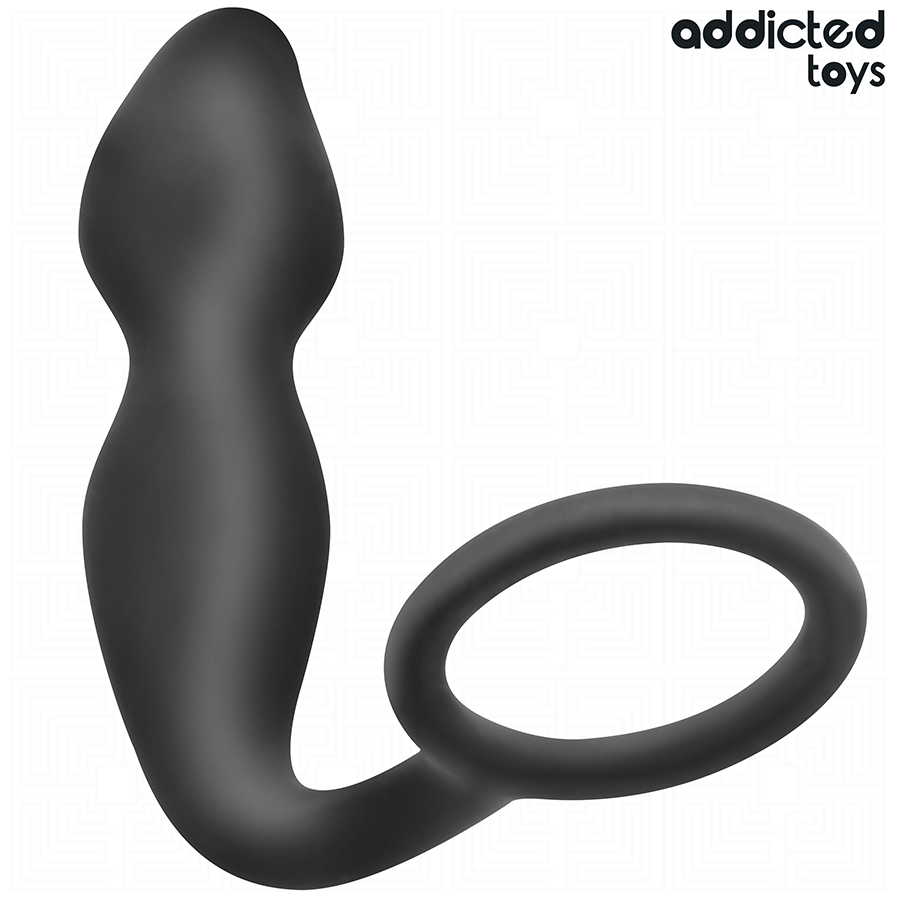 ADDICTED TOYS - Analplugg med Ring i Silikon Modell 2