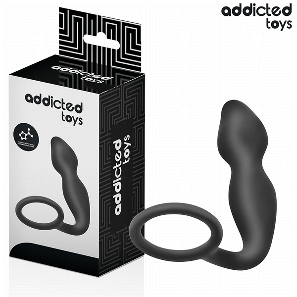 ADDICTED TOYS - Analplugg med Ring i Silikon Modell 2