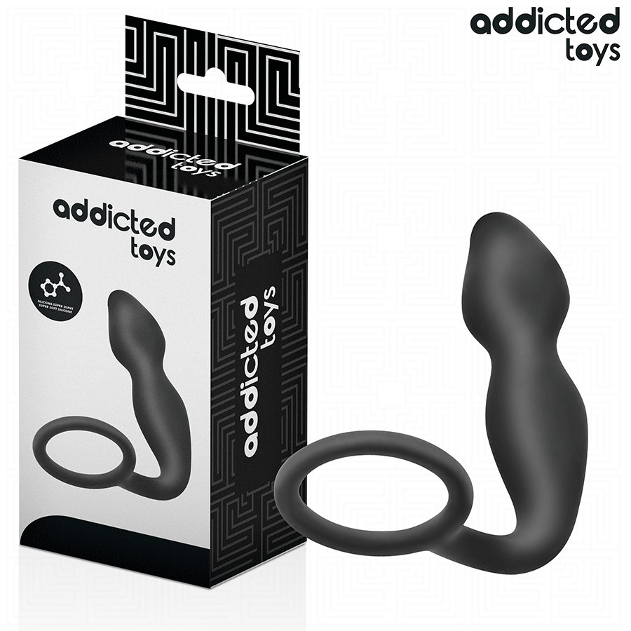 ADDICTED TOYS - Analplugg med Ring i Silikon Modell 2