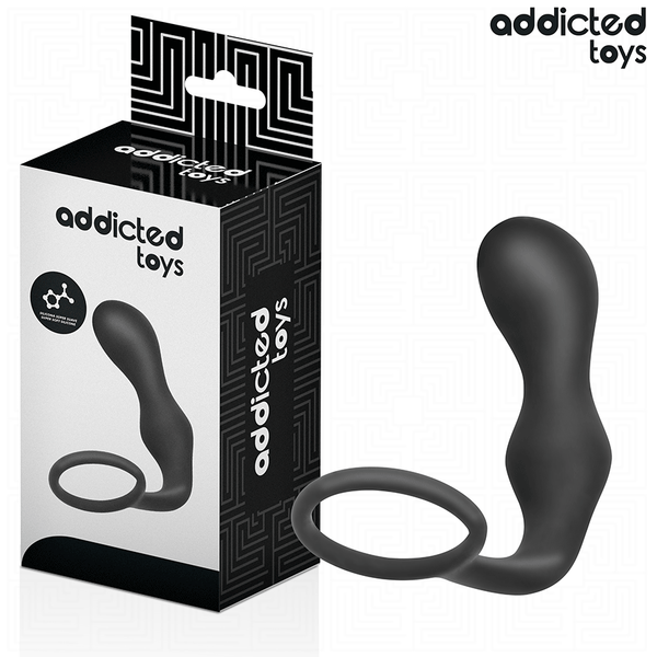 ADDICTED TOYS - Analplugg med Ring i Silikon Modell 3