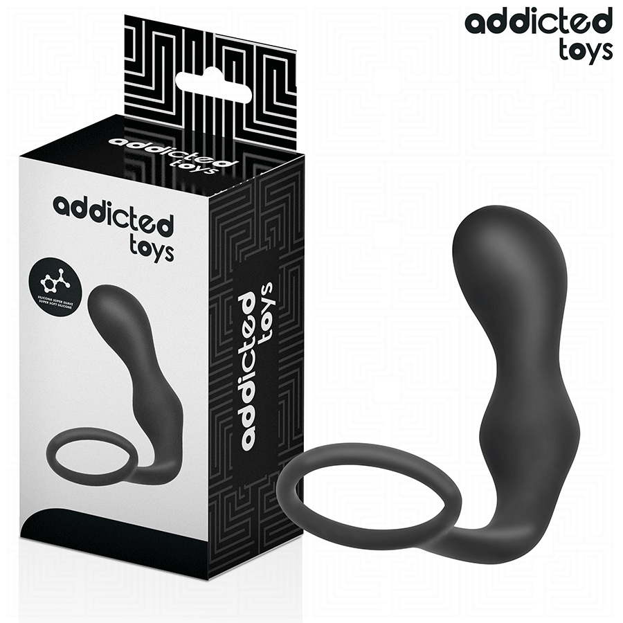 ADDICTED TOYS - Analplugg med Ring i Silikon Modell 3