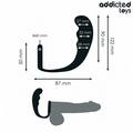 ADDICTED TOYS - Analplugg med Pungring i Silikon Modell 4
