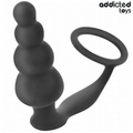 ADDICTED TOYS - Analplugg med Pungring i Silikon Modell 5