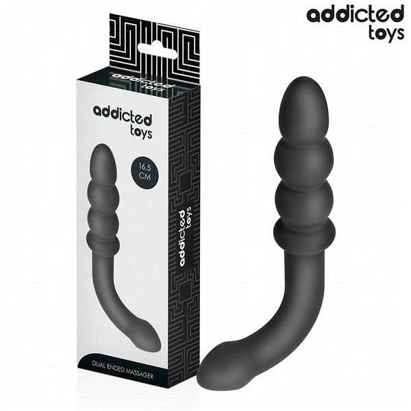 ADDICTED TOYS - Dobbel Analmassasjeapparat i Silikon 16,5 cm