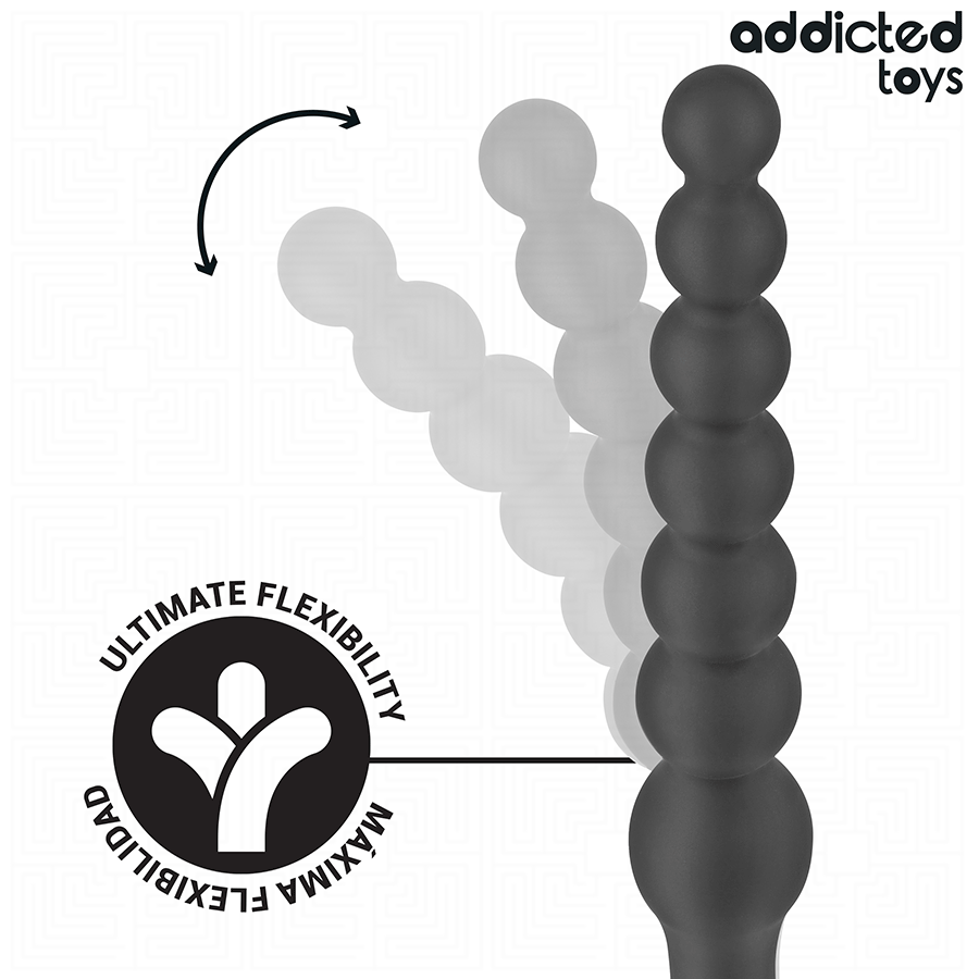ADDICTED TOYS - Dobbel Analmassasjeapparat i Silikon 24 cm