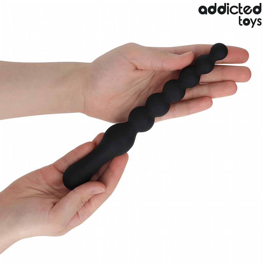 ADDICTED TOYS - Dobbel Analmassasjeapparat i Silikon 24 cm
