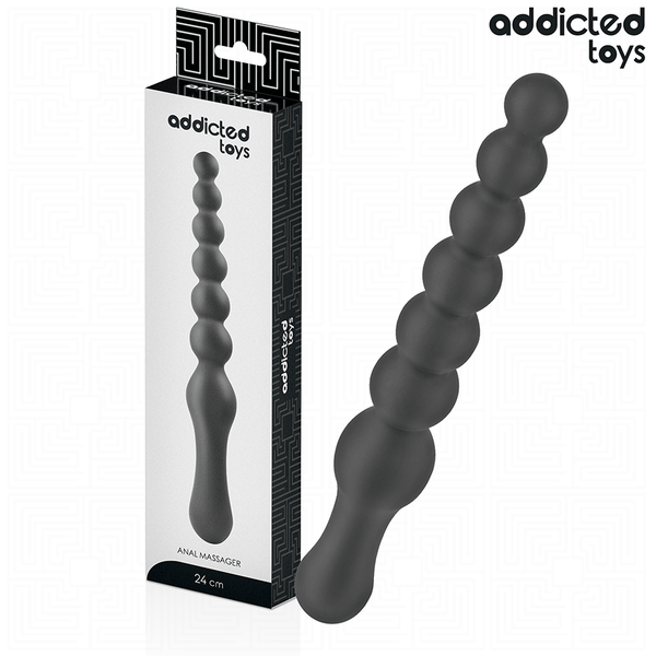 ADDICTED TOYS - Dobbel Analmassasjeapparat i Silikon 24 cm