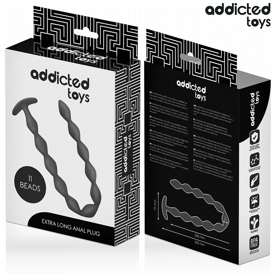 ADDICTED TOYS - Ekstra Lang Analplugg i Silikon