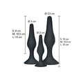TOYJOY - Curvy Companions Analplugg-sett 3 deler