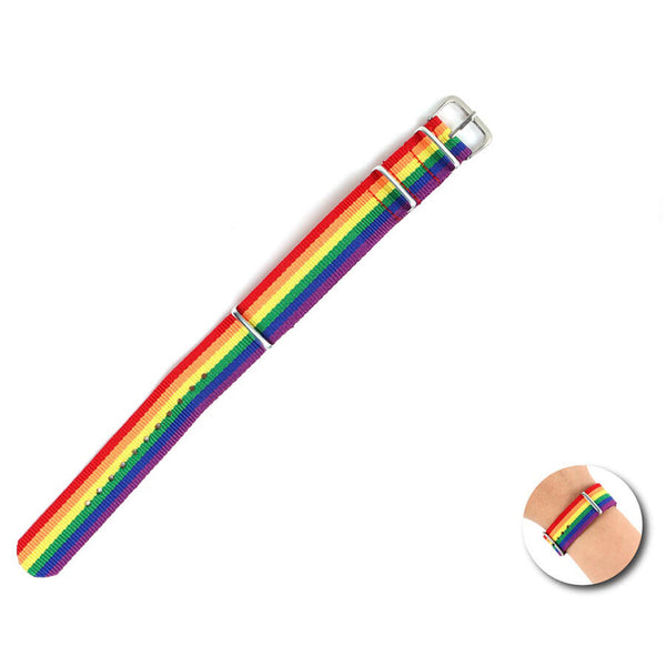 PRIDE - Regnbueflagg Armbånd
