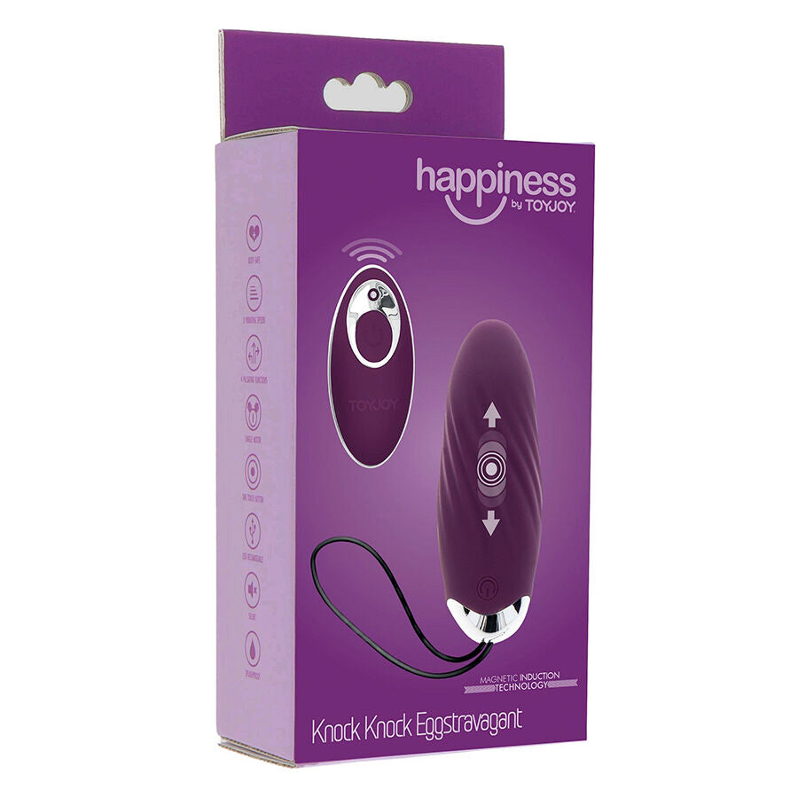 TOYJOY - Happiness Knock Knock Eggstavagant Vibrerende egg med fjernkontroll