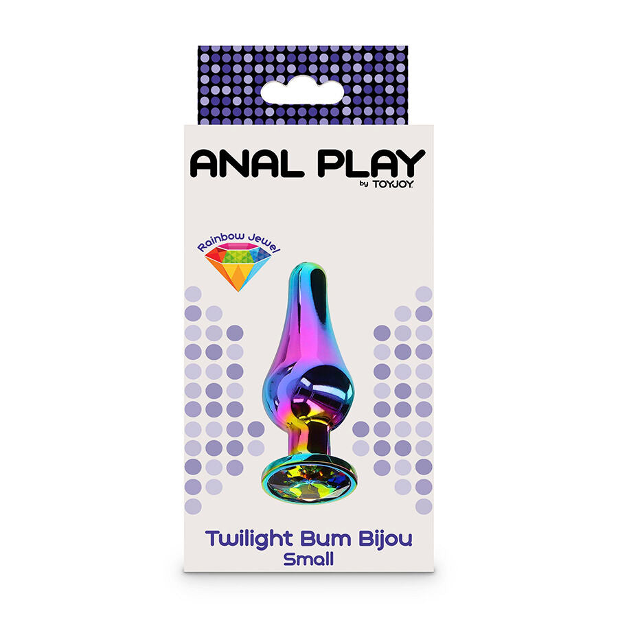 TOYJOY - Twilight Bum Bijou Analplugg med regnbuejuvel Liten