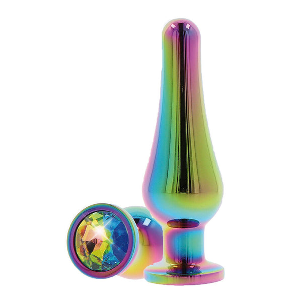 TOYJOY - Twilight Bum Bijou Analplugg med regnbuejuvel Liten