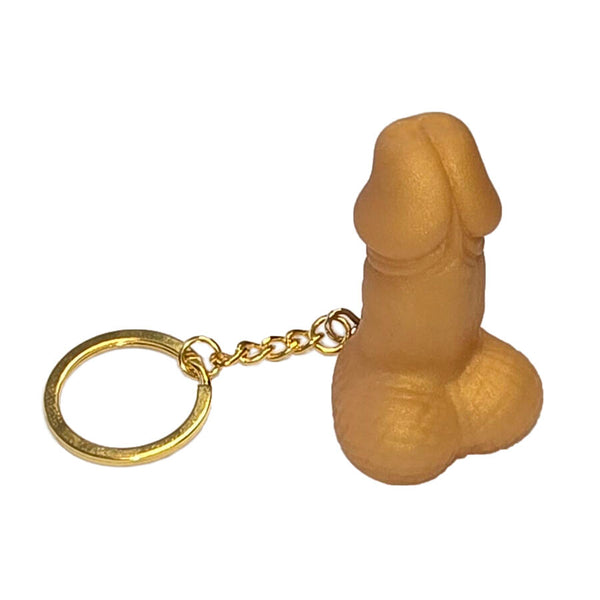 DIABLO PICANTE - Nøkkelring med fløyte Penis-form Naturfarge
