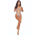 PASSION - Rutenett-Bodystocking Hvit