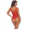 PASSION - Bodystocking i rutenett