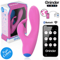 ONINDER CUTE - Love Bunny G-punkt- og klitorisvibrator Lyserosa (gratis app)