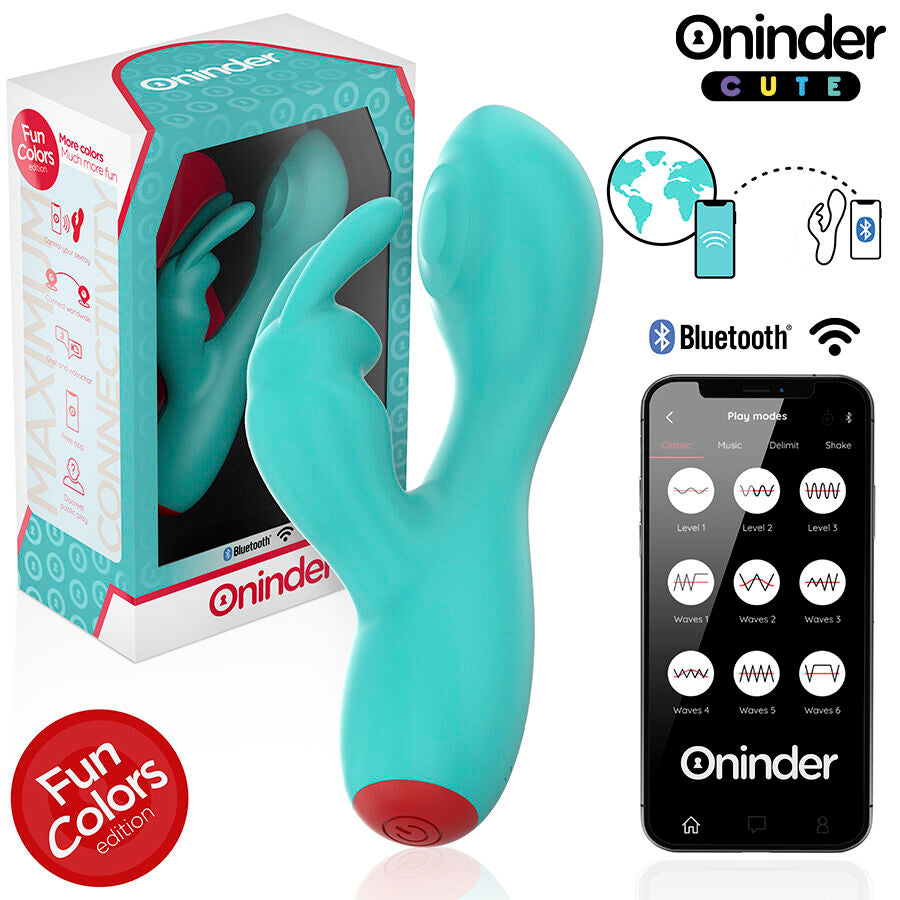 ONINDER CUTE - Love Bunny G-punkt- og klitorisvibrator (gratis app)