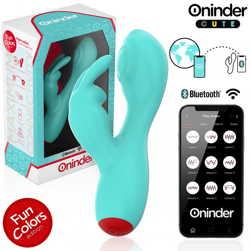 ONINDER CUTE - Love Bunny G-punkt- og klitorisvibrator (gratis app)