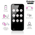 ONINDER CUTE - Love Pleasure 360° vibrerende-roterende silikonegg - gratis global app