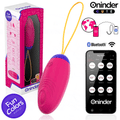 ONINDER CUTE - Love Pleasure Vibrerende Silikonegg med Bølge- og Tappefunksjon