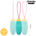 ONINDER CUTE - Love Pleasure Vibrerende egg med roterende silikonperler gratis global app