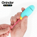 ONINDER CUTE - Love Pleasure Vibrerende egg med roterende silikonperler gratis global app