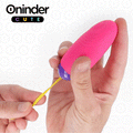 ONINDER CUTE - Love Pleasure Vibrerende Silikonegg med Bølge- og Tappefunksjon